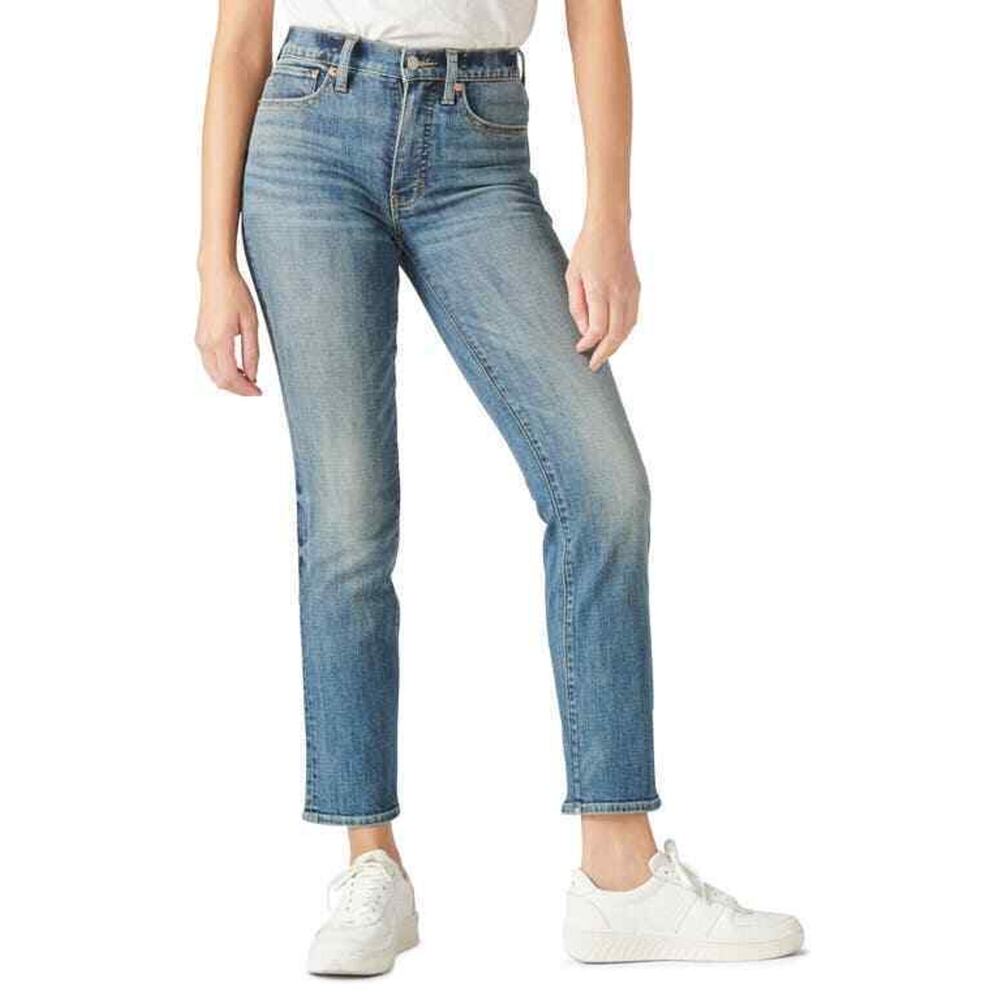 Lucky Brand Women's High Waist Straight Leg Jeans Sonora Hemp, US 30 X 29